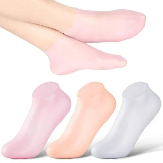 1 pair silicon Heels socks